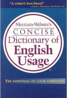 Access [KINDLE PDF EBOOK EPUB] Merriam-Webster's Concise Dictionary of English Usage by  Merriam-Web