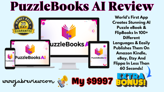 PuzzleBooks AI Review – Create & Publish Limitless AI Puzzle eBook, FlipBooks