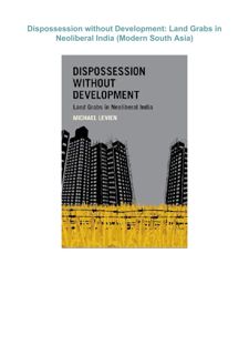 {EBOOK} ⚡DOWNLOAD⚡  Dispossession without Development: Land Grabs in Neoliberal India (Modern S