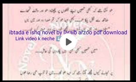 ibtada e ishq novel by laraib arzoo pdf download