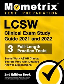 eBook ?? PDF LCSW Clinical Exam Study Guide 2021 and 2022: Social Work ASWB Clinical Secrets Prep, 3