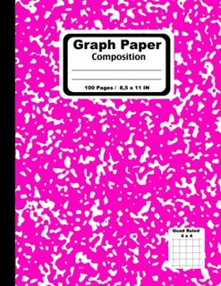 [Access] [KINDLE PDF EBOOK EPUB] Graph Paper Composition: Grid Composition Notebook for Math and Sci