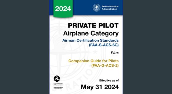 Epub Kndle Private Pilot Airplane Category Airman Certification Standards (FAA-S-ACS-6C) Plus Compan