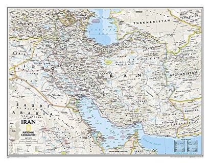 Read [EBOOK EPUB KINDLE PDF] National Geographic: Iran Classic Wall Map (30.25 x 23.5 inches) (Natio
