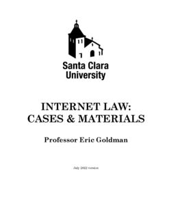 [ACCESS] EBOOK EPUB KINDLE PDF Internet Law: Cases & Materials (2022 Edition) by  Prof Eric Goldman