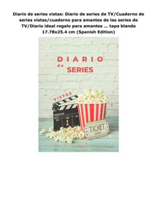 Pdf (read online) Diario de series vistas: Diario de series de TV/Cuaderno de series vistas/cua