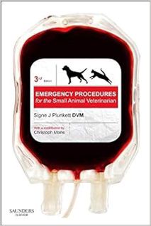 [READ] EPUB KINDLE PDF EBOOK Emergency Procedures for the Small Animal Veterinarian by Signe J. Plun