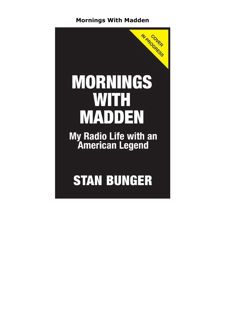PDF Mornings With Madden