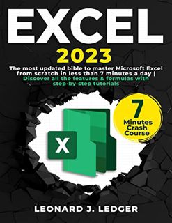 [Get] EBOOK EPUB KINDLE PDF Excel: The most updated bible to master Microsoft Excel from scratch in