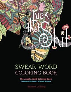 GET EBOOK EPUB KINDLE PDF Swear Word Coloring Book: The Jungle Adult Coloring Book featured with Swe