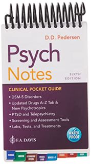 [VIEW] [EBOOK EPUB KINDLE PDF] PsychNotes: Clinical Pocket Guide by  Darlene D. Pedersen MSN  APRN