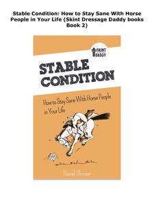 PDF Read Online Stable Condition: How to Stay Sane With Horse People i