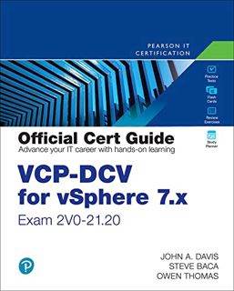 Get EBOOK EPUB KINDLE PDF VCP-DCV for vSphere 7.x (Exam 2V0-21.20) Official Cert Guide (VMware Press