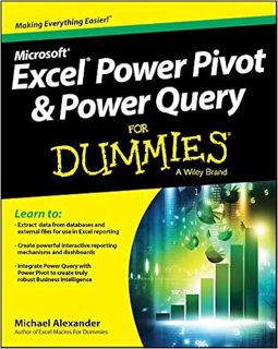 [PDF] ✔️ eBooks Excel Power Pivot & Power Query For Dummies (For Dummies (Computers)) Full Ebook