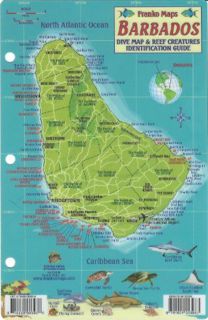 ACCESS EBOOK EPUB KINDLE PDF Barbados Dive Map & Reef Creatures Guide Franko Maps Laminated Fish Car