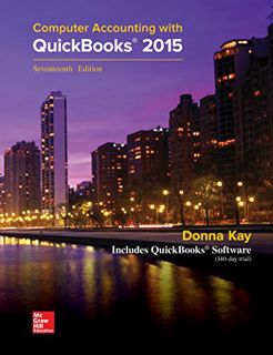 Access [EPUB KINDLE PDF EBOOK] MP Computer Accounting with QuickBooks 2015 with Student Resource CD-