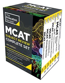 [View] PDF EBOOK EPUB KINDLE Princeton Review MCAT Subject Review Complete Box Set, 4th Edition: 7 C