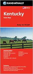 [READ] EBOOK EPUB KINDLE PDF Rand McNally Easy To Read Folded Map: Kentucky State Map by Rand McNall