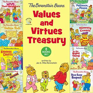 Read PDF EBOOK EPUB KINDLE The Berenstain Bears Values and Virtues Treasury: 8 Books in 1 (Berenstai