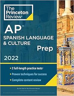 [GET] [EBOOK EPUB KINDLE PDF] Princeton Review AP Spanish Language & Culture Prep, 2022: Practice Te