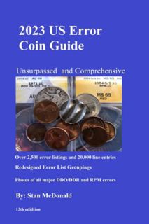 View PDF EBOOK EPUB KINDLE 2023 US Error Coin Guide: Unsurpassed and Comprehensive by  Stanley C McD