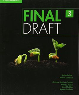 READ EBOOK EPUB KINDLE PDF Final Draft Level 3 Student's Book by  Andrew Aquino-Cutcher,Wendy Asplin