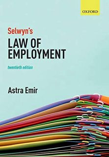[VIEW] [EBOOK EPUB KINDLE PDF] Selwyn's Law of Employment by  Astra Emir 📒
