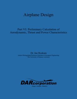 Read KINDLE PDF EBOOK EPUB Airplane Design Part VI : Preliminary Calculation of Aerodynamic Thrust a