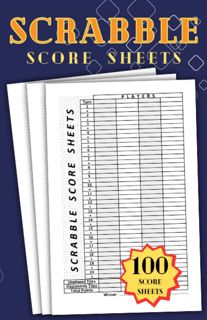 (DOWNLOAD) Scrabble Score Sheets | Score pads for Scrabble game | Score Record Keeper