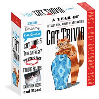 ACCESS [PDF EBOOK EPUB KINDLE] A Year of Cat Trivia Page-A-Day Calendar 2020 by  Workman Calendars ✔