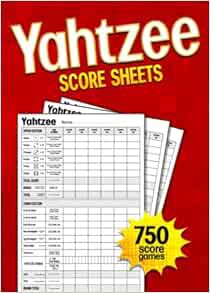 [VIEW] EBOOK EPUB KINDLE PDF Yahtzee Score Pads: 5 x 7 Size Small With 150 Score Pages for Scorekeep