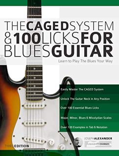 [Get] [EPUB KINDLE PDF EBOOK] The Caged System and 100 Licks for Blues Guitar: Complete With 1 hour