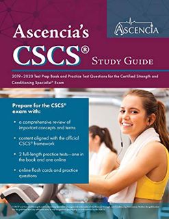 ACCESS [EPUB KINDLE PDF EBOOK] CSCS Study Guide 2019-2020: CSCS Test Prep Book and Practice Test Que