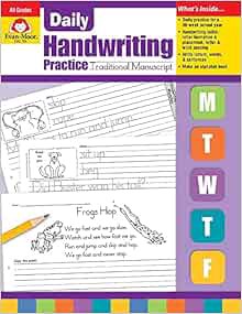 View [EBOOK EPUB KINDLE PDF] Daily Handwriting Practice :Traditional Manuscript by Evan-Moor Corpora