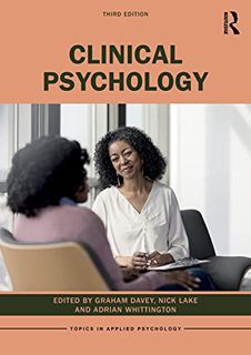 [READ] [EPUB KINDLE PDF EBOOK] Clinical Psychology (Topics in Applied Psychology) by  Graham Davey,N