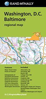 [Get] [EPUB KINDLE PDF EBOOK] Rand McNally Folded Map: Washington, D.C. & Baltimore (Regional Map) b