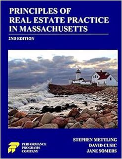 Access [KINDLE PDF EBOOK EPUB] Principles of Real Estate Practice in Massachusetts by Stephen Mettli