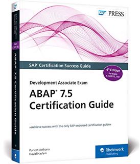 Read KINDLE PDF EBOOK EPUB ABAP 7.5 Certification Guide - The SAP-Endorsed Certification Series (SAP