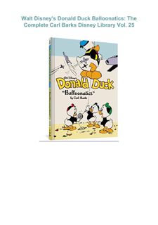 Download ⚡️ Walt Disney's Donald Duck Balloonatics: The Complete Carl Barks Disney Library Vol.