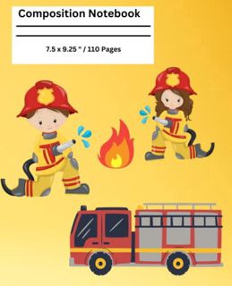 [VIEW] PDF EBOOK EPUB KINDLE Composition Notebook: Fireman & Firewomen Journal Notebook for Kids I 1