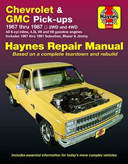 READ EPUB KINDLE PDF EBOOK Chevrolet & GMC Pickup '67'87 by  Haynes 📘