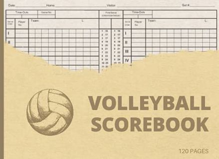 [Access] [KINDLE PDF EBOOK EPUB] Volleyball Scorebook: Volleyball Score Record Book 8.25" X 6" Inche