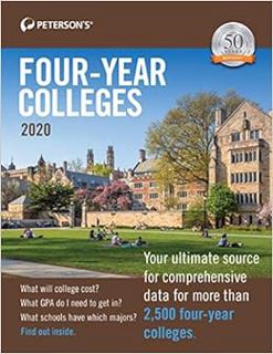 View [EBOOK EPUB KINDLE PDF] Four-Year Colleges 2020 by Peterson's 📍