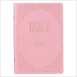 [Access] EPUB KINDLE PDF EBOOK KJV Holy Bible, Giant Print Full-Size, Pink Faux Leather w/Ribbon Mar