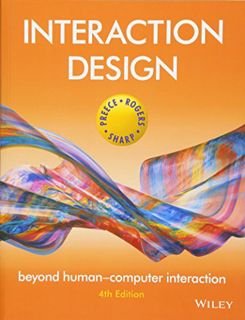 Get KINDLE PDF EBOOK EPUB Interaction Design: Beyond Human-Computer Interaction by  Jennifer Preece,