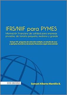 GET [PDF EBOOK EPUB KINDLE] IFRS/NIIF para pymes (Spanish Edition) by Samuel Alberto Alberto Mantill