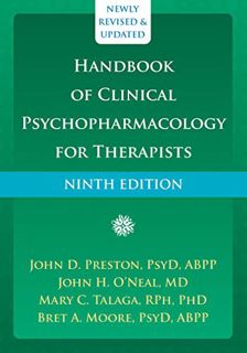 [View] [KINDLE PDF EBOOK EPUB] Handbook of Clinical Psychopharmacology for Therapists by  John D. Pr