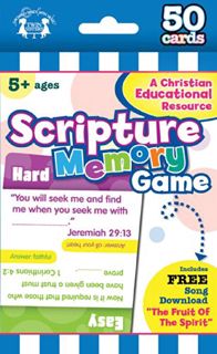 READ EPUB KINDLE PDF EBOOK Scripture Memory Christian 50-Count Game Cards (I'm Learning the Bible Fl
