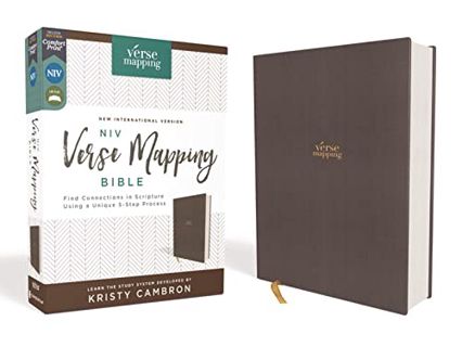 [ACCESS] KINDLE PDF EBOOK EPUB NIV, Verse Mapping Bible, Cloth over Board, Gray, Comfort Print: Find