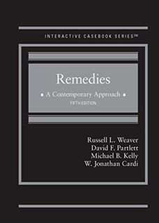 [Read] [KINDLE PDF EBOOK EPUB] Remedies, A Contemporary Approach (Interactive Casebook Series) by  R